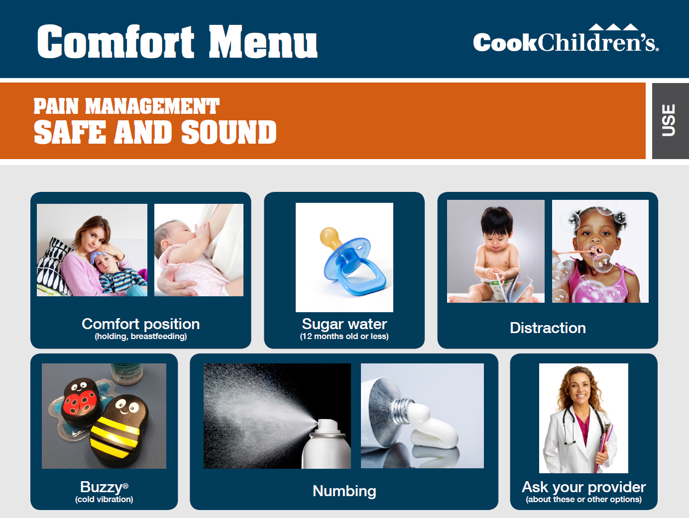 Comfort Menu