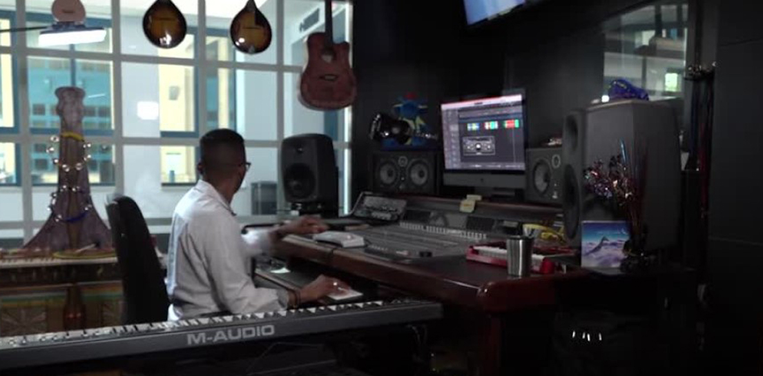 Interior of studio