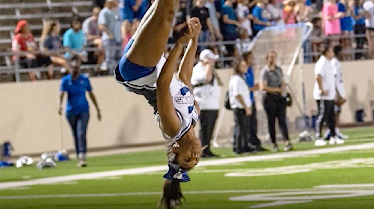 Bryce Gray doing flip