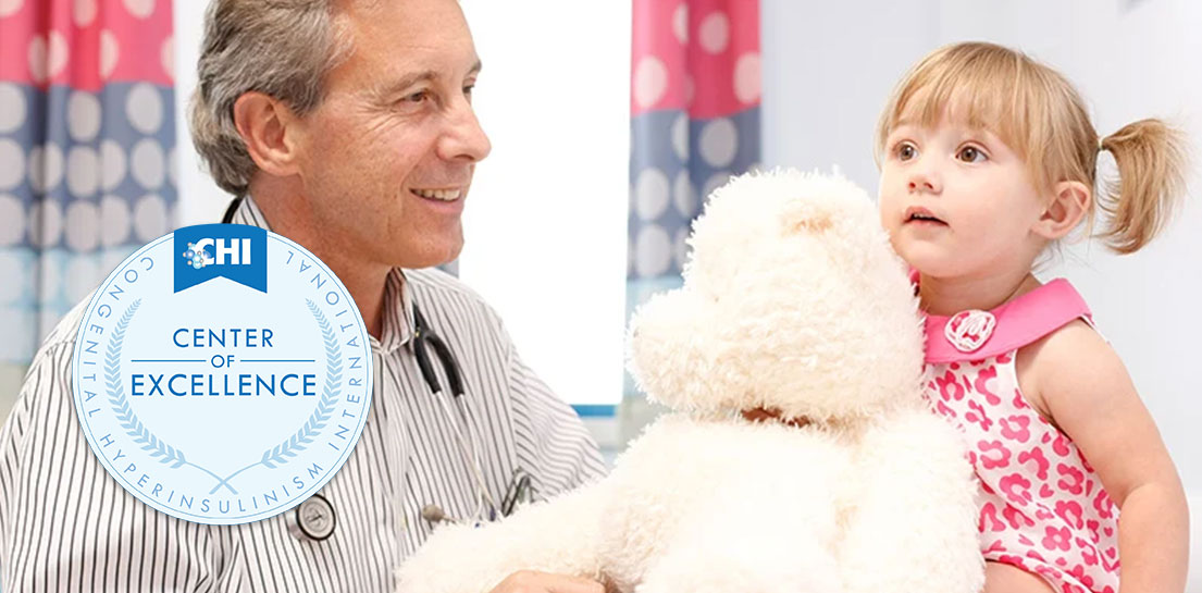 Dr. Thornton with young patient