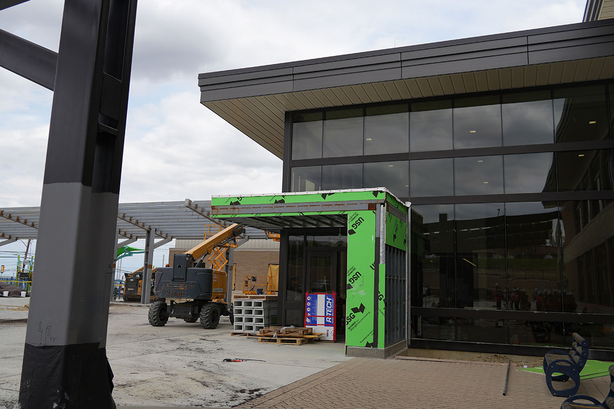 Construction underway