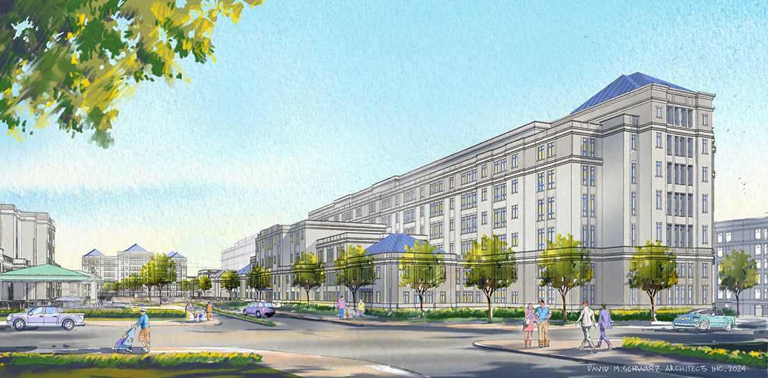 Rendering of future west tower at Cook Children's Fort Worth