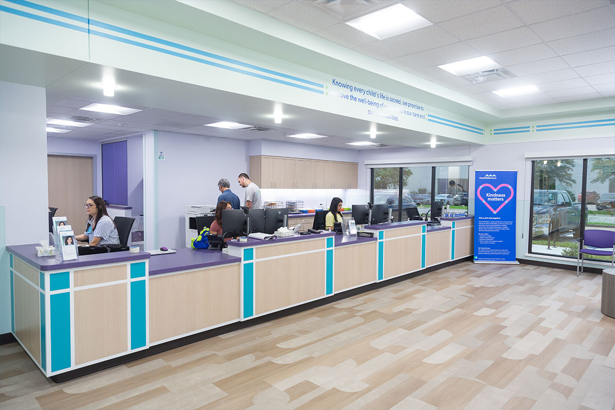 Welcome desk