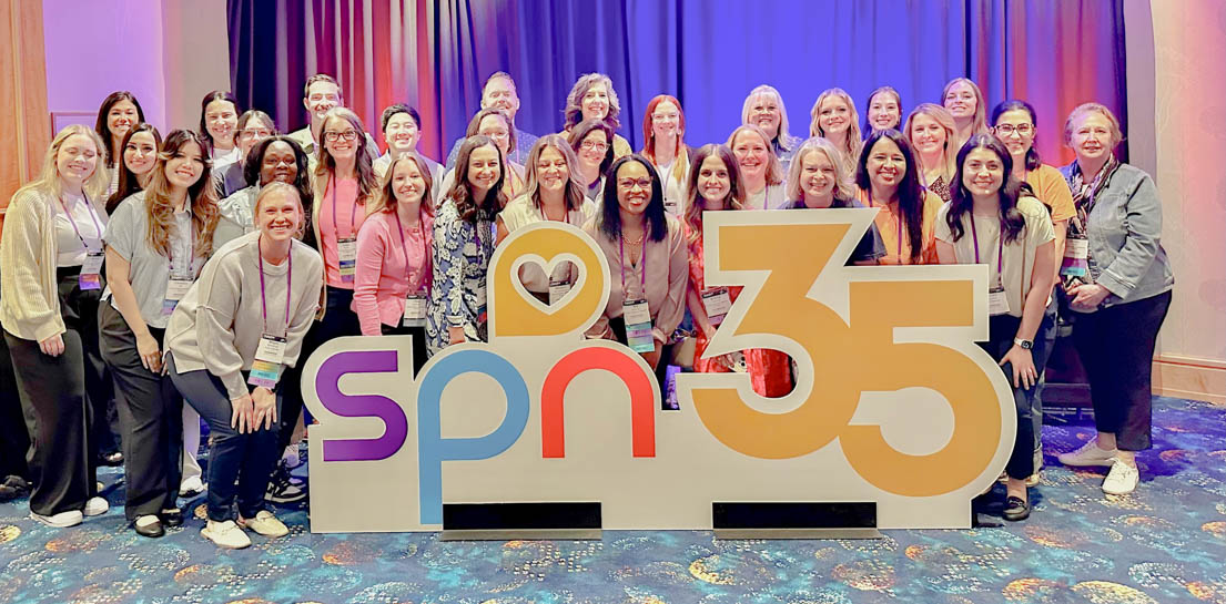 Group of nurses at the 2025 Society of Pediatric Nurses conference
