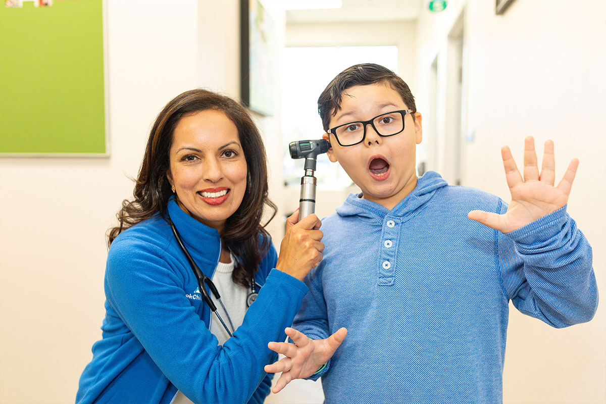 Dr. Babber with Boy