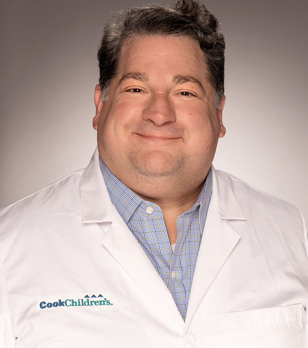 Headshot of Dr. John Robertson, a pediatric pulmonologist