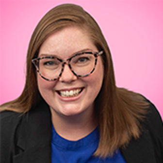 A picture of clinical researcher, Rachel Collins.