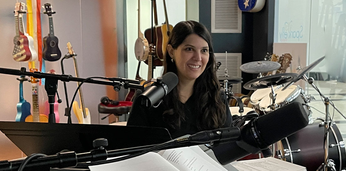 Diana Carassco in the CLZ studio