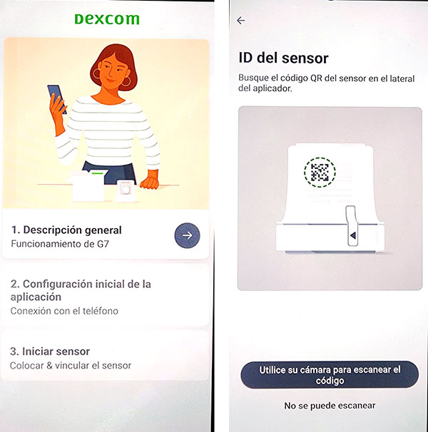 Dexcom screenshot (pairing)