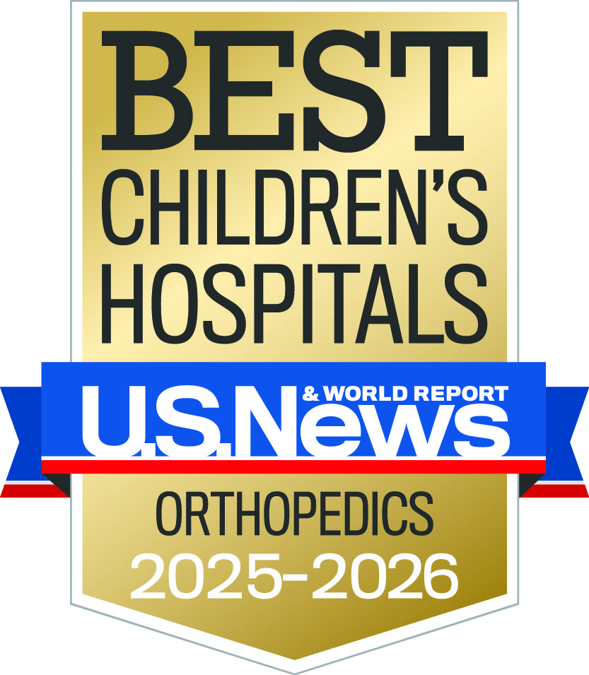 Badge ChildrensHospitals Specialty Orthopedics year