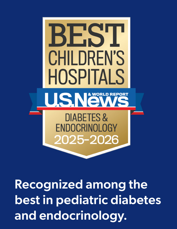 BEST CHILDREN'S HOSPITALS, U.S. News & World Report, DIABETES & ENDOCRINOLOGY 2025-2026